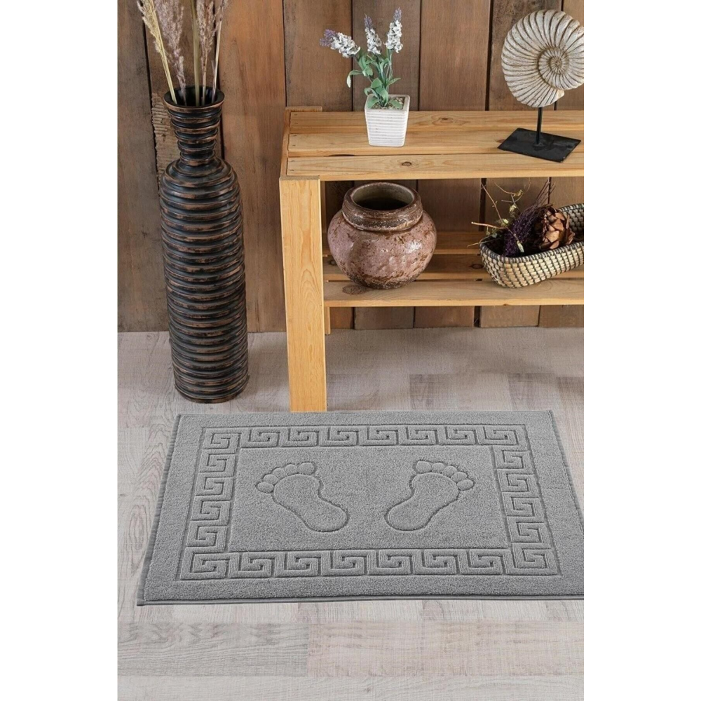 Nina Ayak Havlusu 1 Adet Antrasit Banyo Paspası