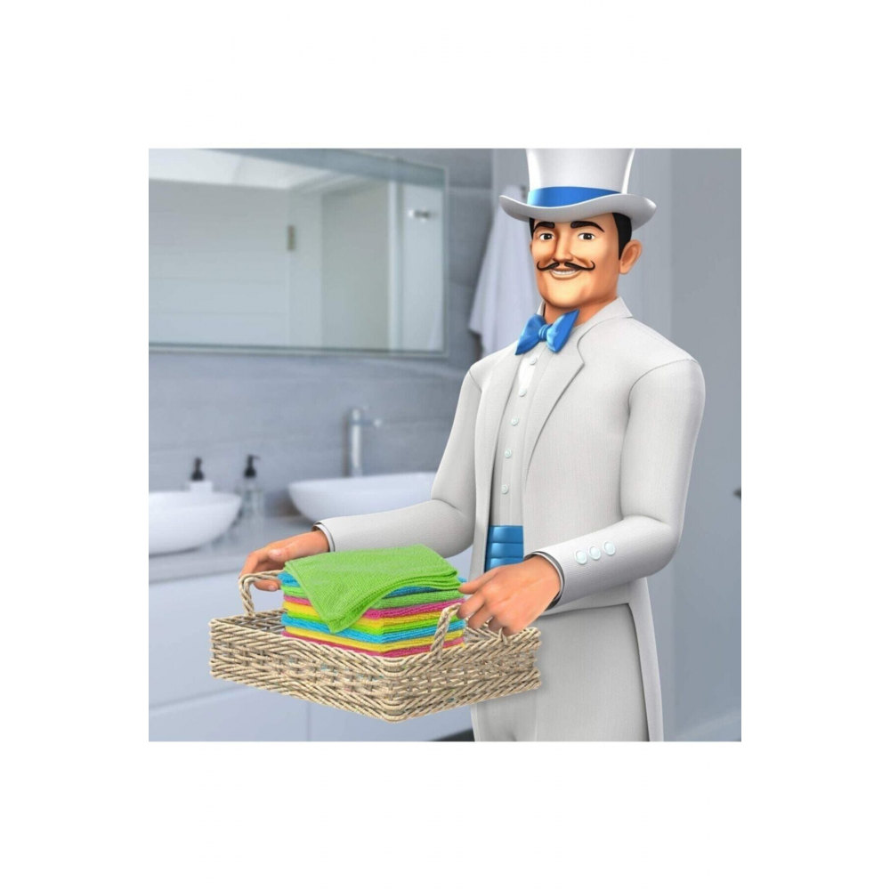 As Doku Mikrofiber Bez 12’li