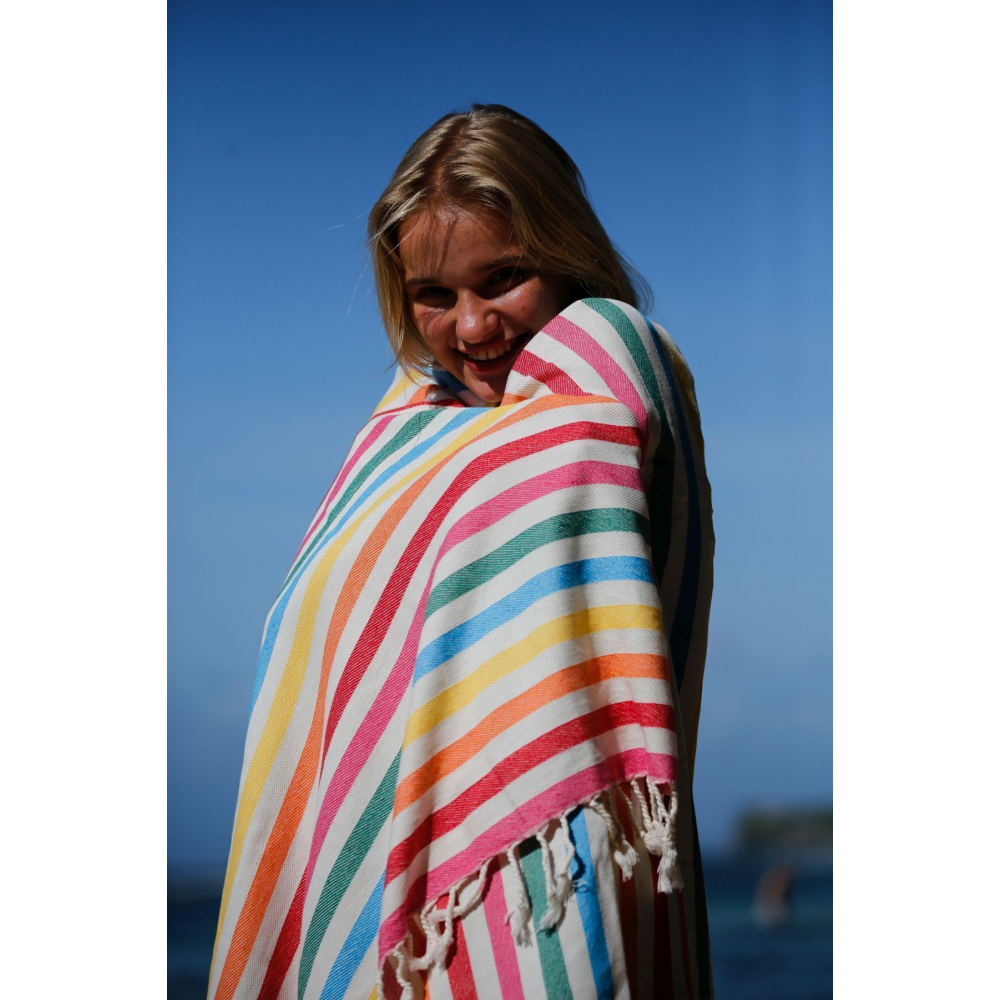 Organik Pamuk Mare Peştamal 90x180cm Püsküllü Viva