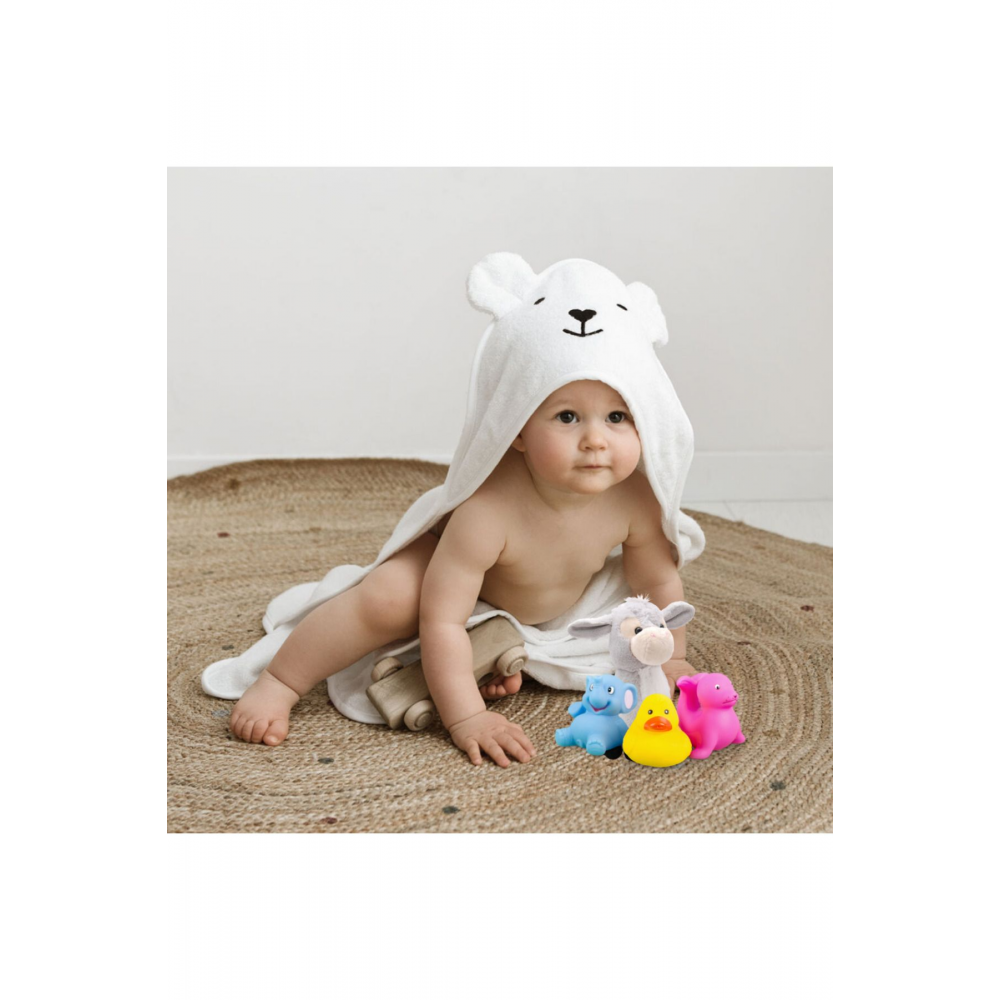 Bebek Kundak Havlu - Doğal Bambu Ve Saf Pamuk Karışımı Başlıklı