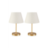 Lara Gold Gövdeli 2'li Abajur Seti