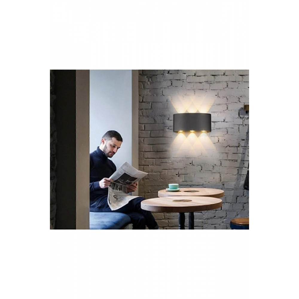 8011 10w Led Aplik Aydınlatma Çift Taraflı Led Dekoratif Duvar Aplik