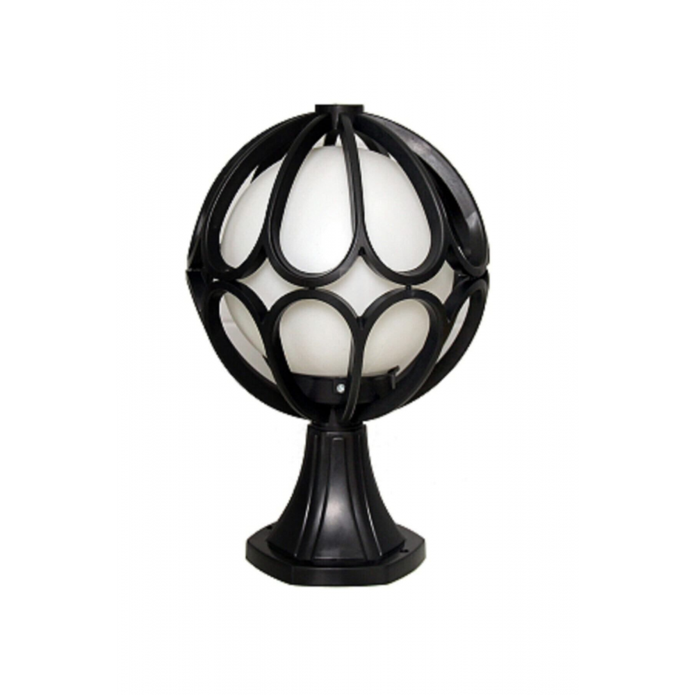 Bahçe Duvar Teras Set Üstü Aplik Siyah