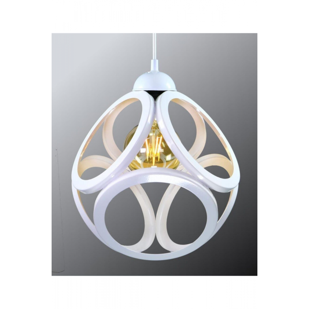 Tekli Modern Çember Küp Model Sarkıt Avize