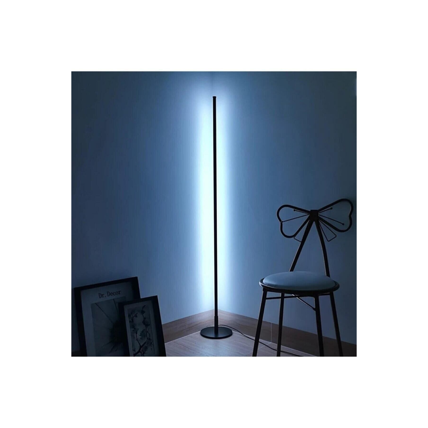 Dekoratif Minimalist Led Lambader Animasyonlu Kumandalı 256 Renk Köşe Lambası