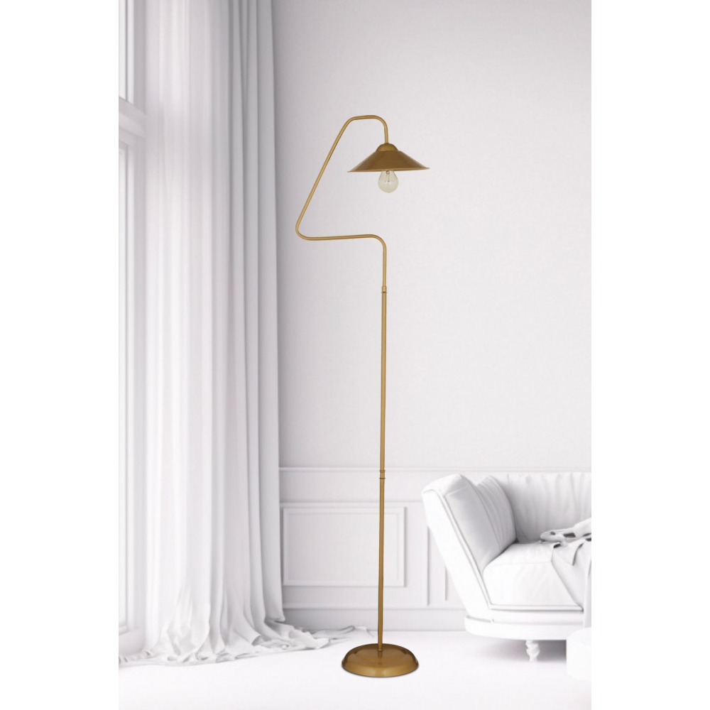 Helga Eskitme Dekoratif Tasarım Retro Modern Metal Lambader