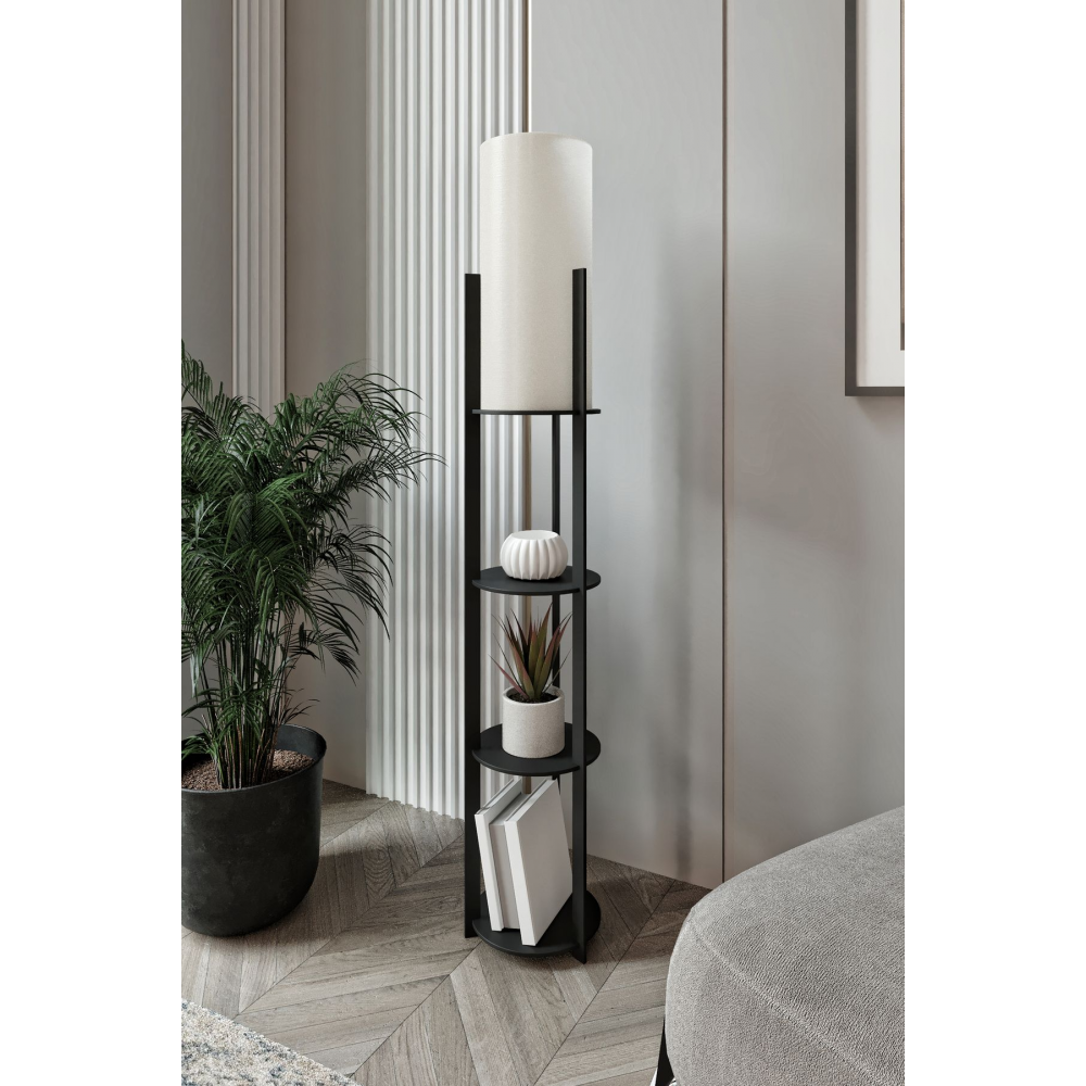 RADIANTE YUVARLAK RAFLI LAMBADER BLACK