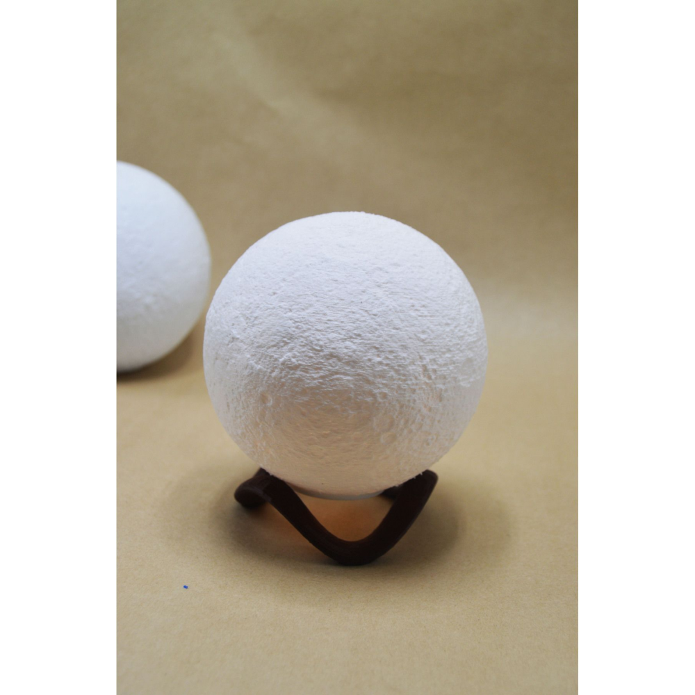 12cm Standlı Ay Küresi Neon Led Lamba Hediyelik Eşya Avize Masa Lambası Gece Lambası Moon Yılbaşı