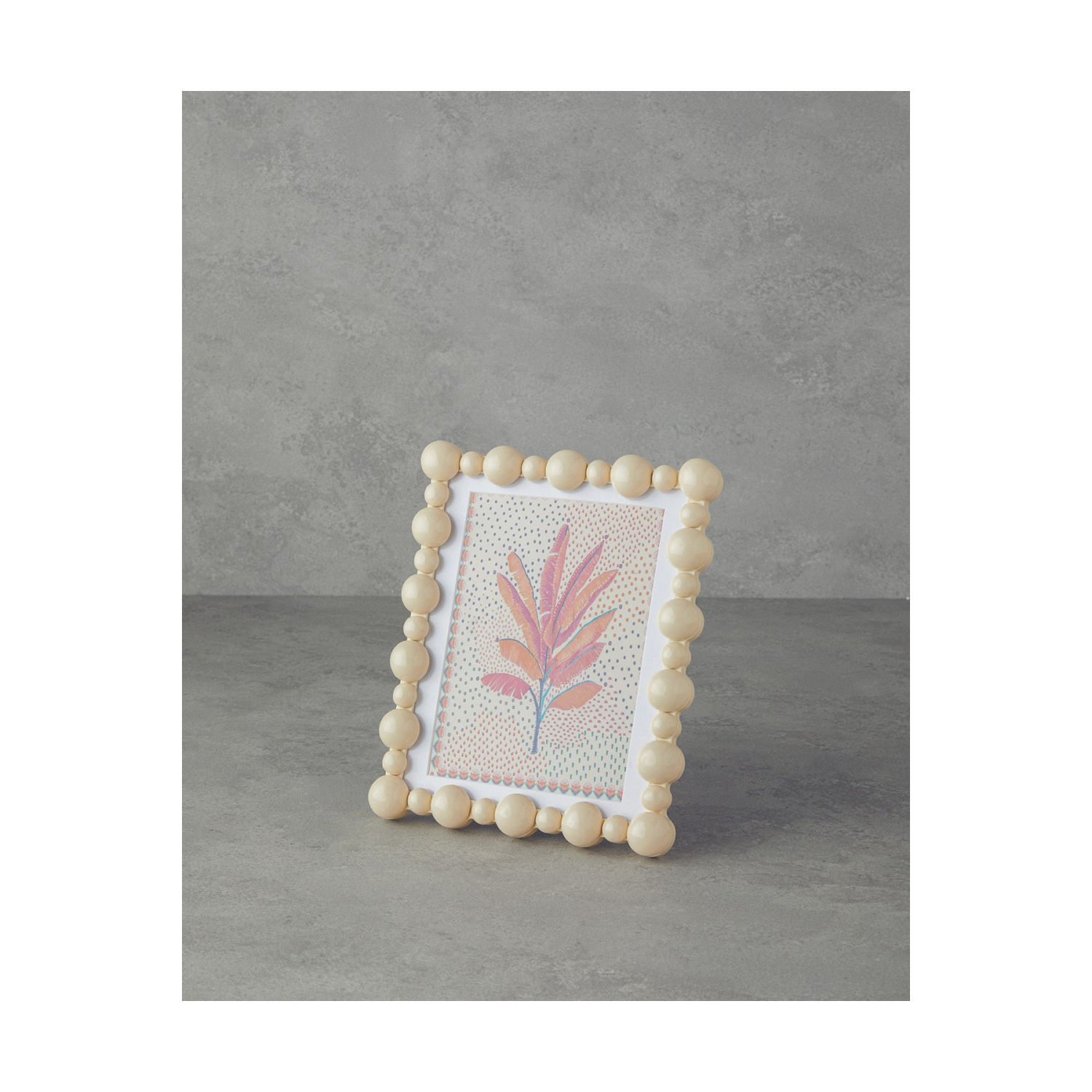 Bubble Dekoratif Çerçeve Bej