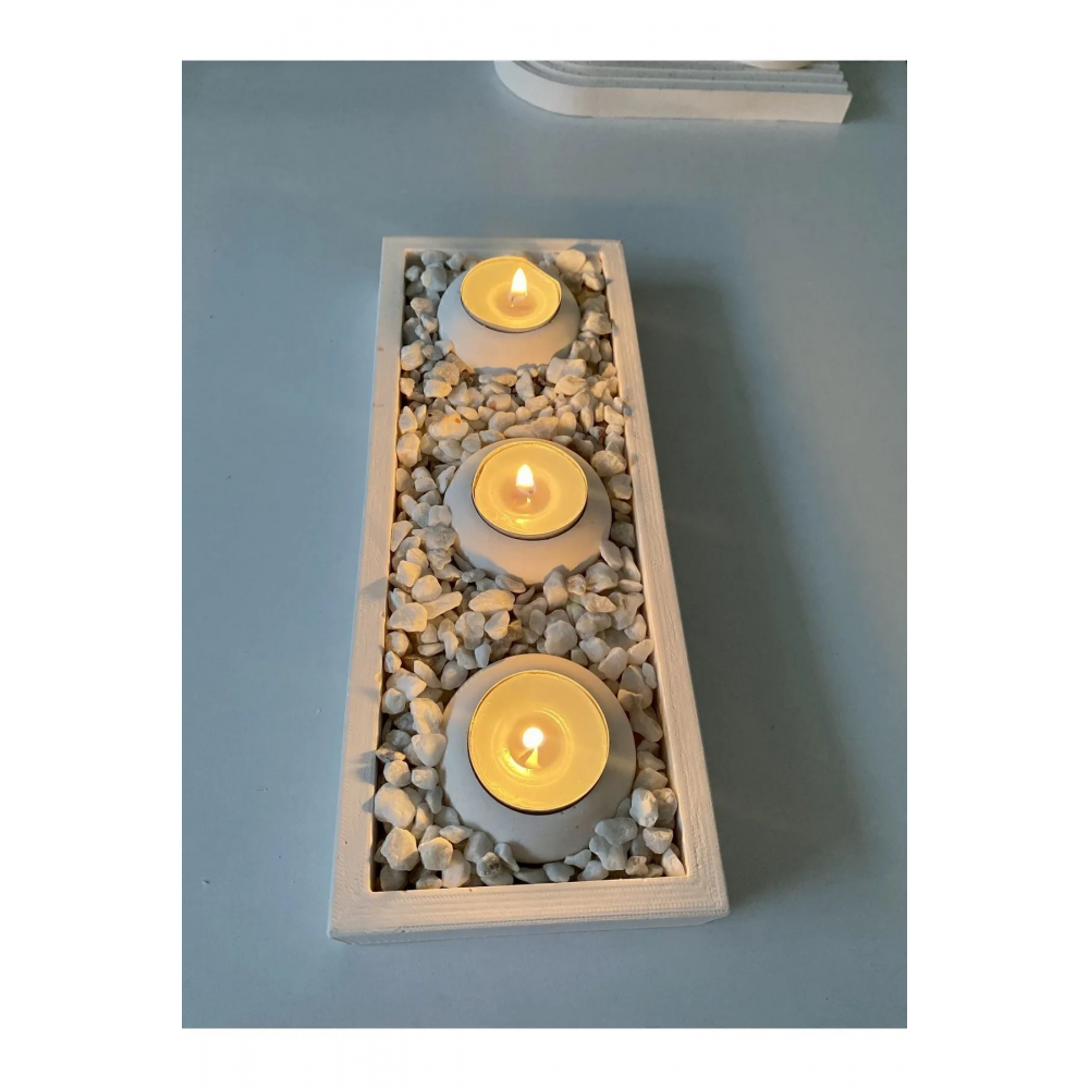 Tabaklı Beton Mumluk