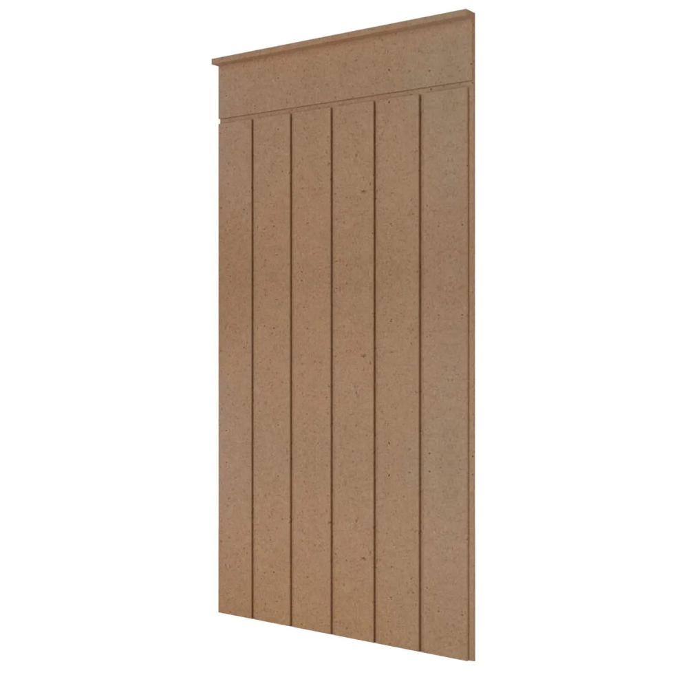 Dekoratif Duvar Paneli ( 54 X 105 Cm ) Boyanabilir Ahşap 8 Mm Ham Mdf Duvar Paneli