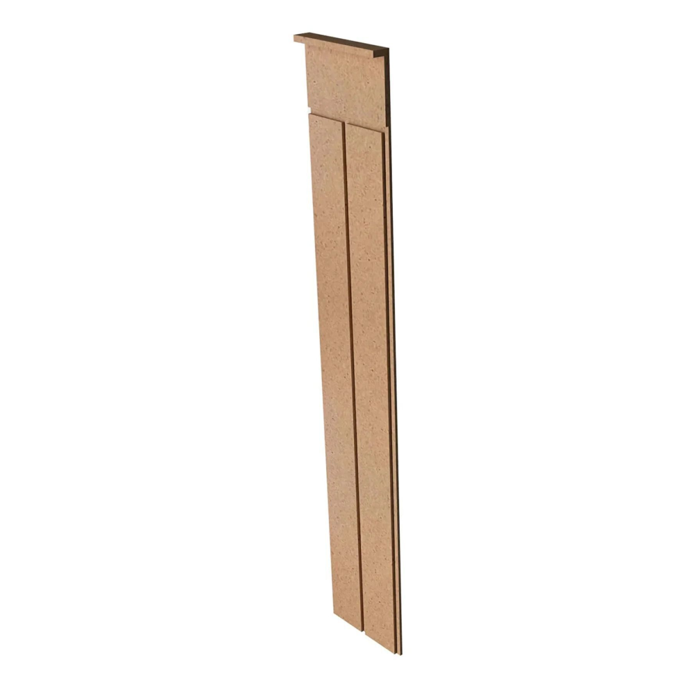 Dekoratif Duvar Paneli ( 54 X 105 Cm ) Boyanabilir Ahşap 8 Mm Ham Mdf Duvar Paneli