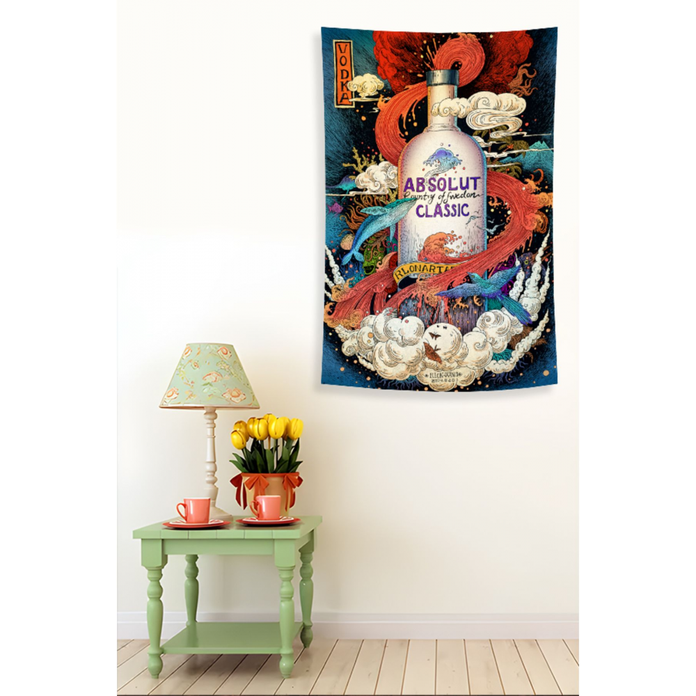 Ultra Canlı Renkli 1.sınıf Duvar Halısı / Örtüsü (İNCE KUMAŞ DEĞİLDİR)