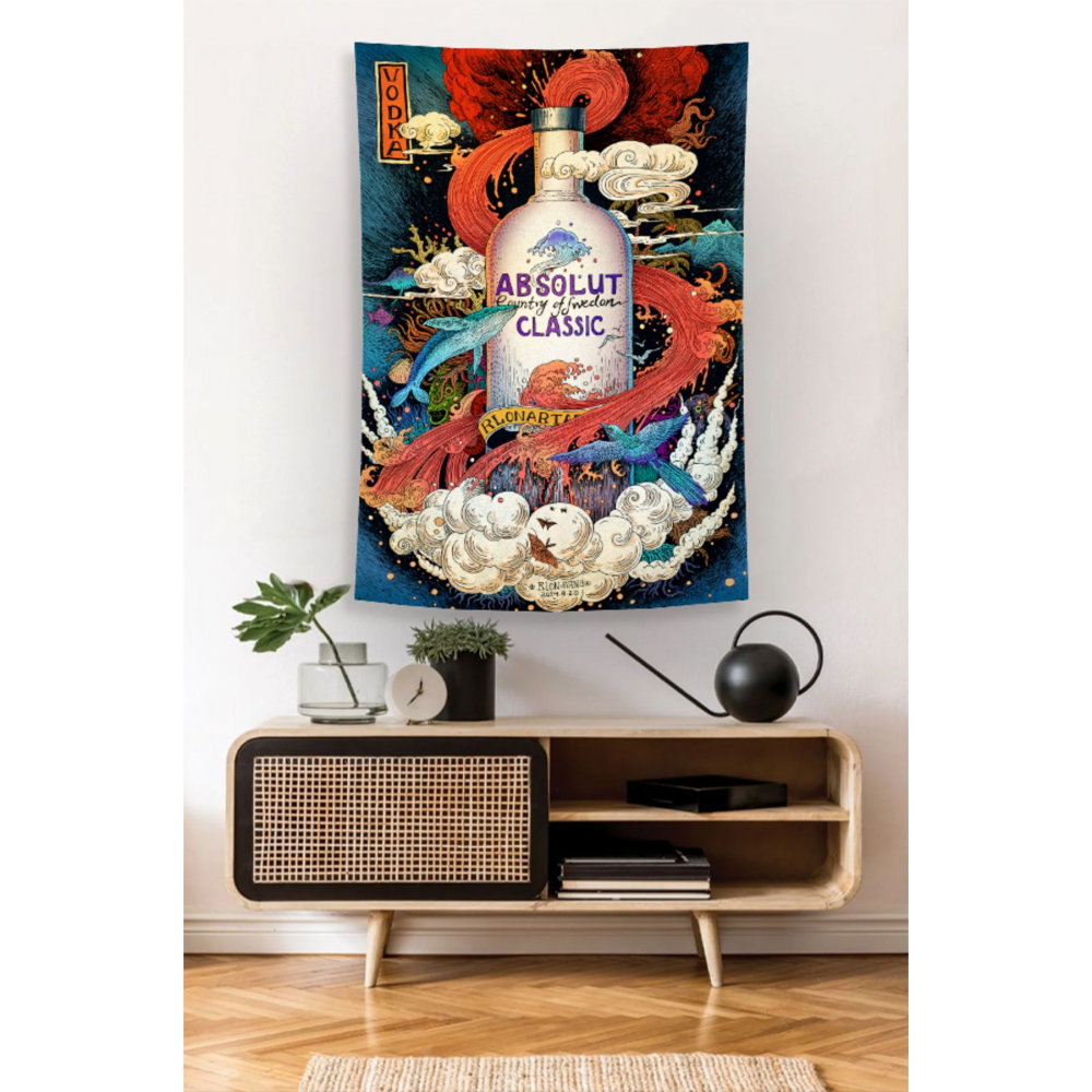 Ultra Canlı Renkli 1.sınıf Duvar Halısı / Örtüsü (İNCE KUMAŞ DEĞİLDİR)