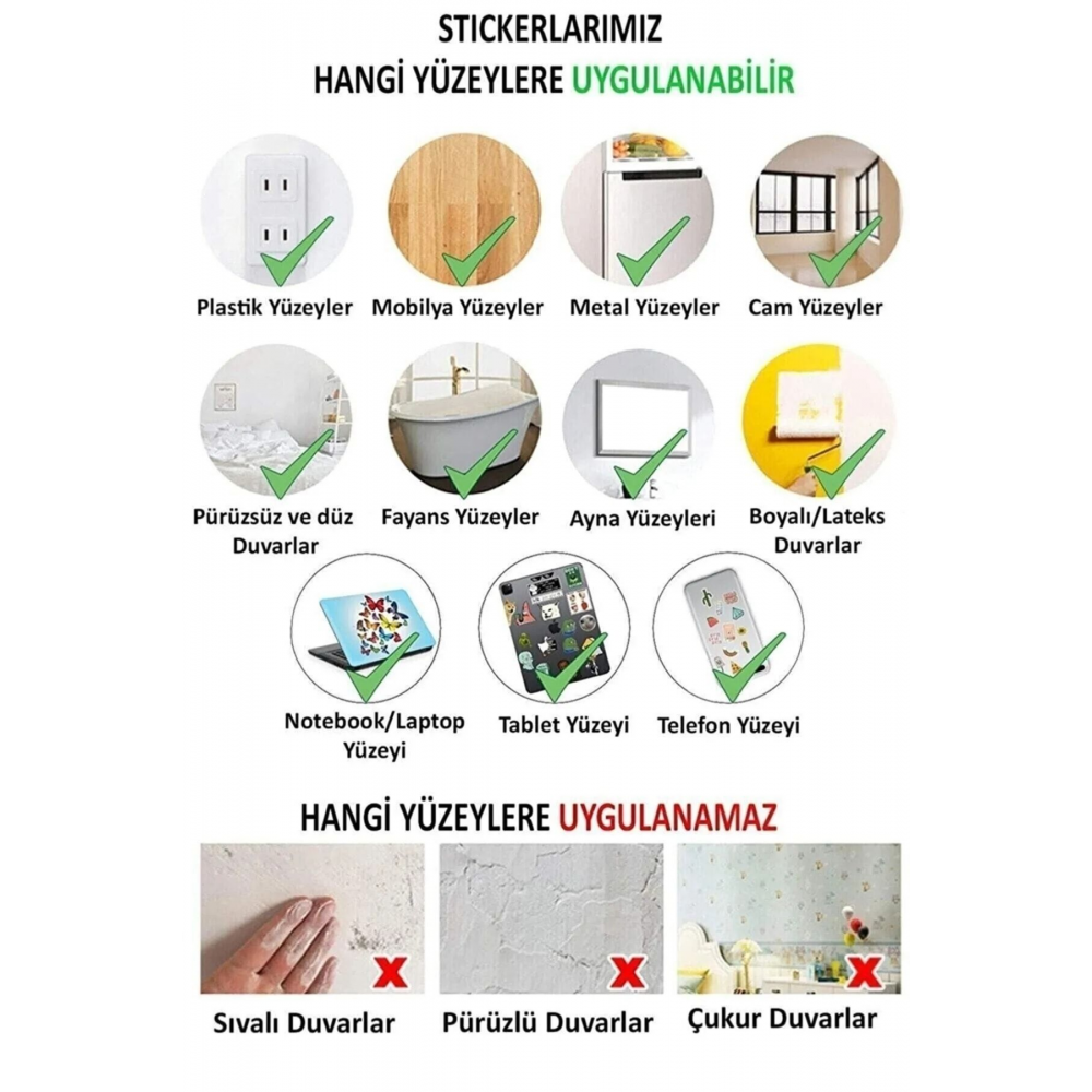 3'lü Uyuyan Ayıcık Bulutlar Ve Yıldızlar Çocuk Bebek Odası Sticker Seti