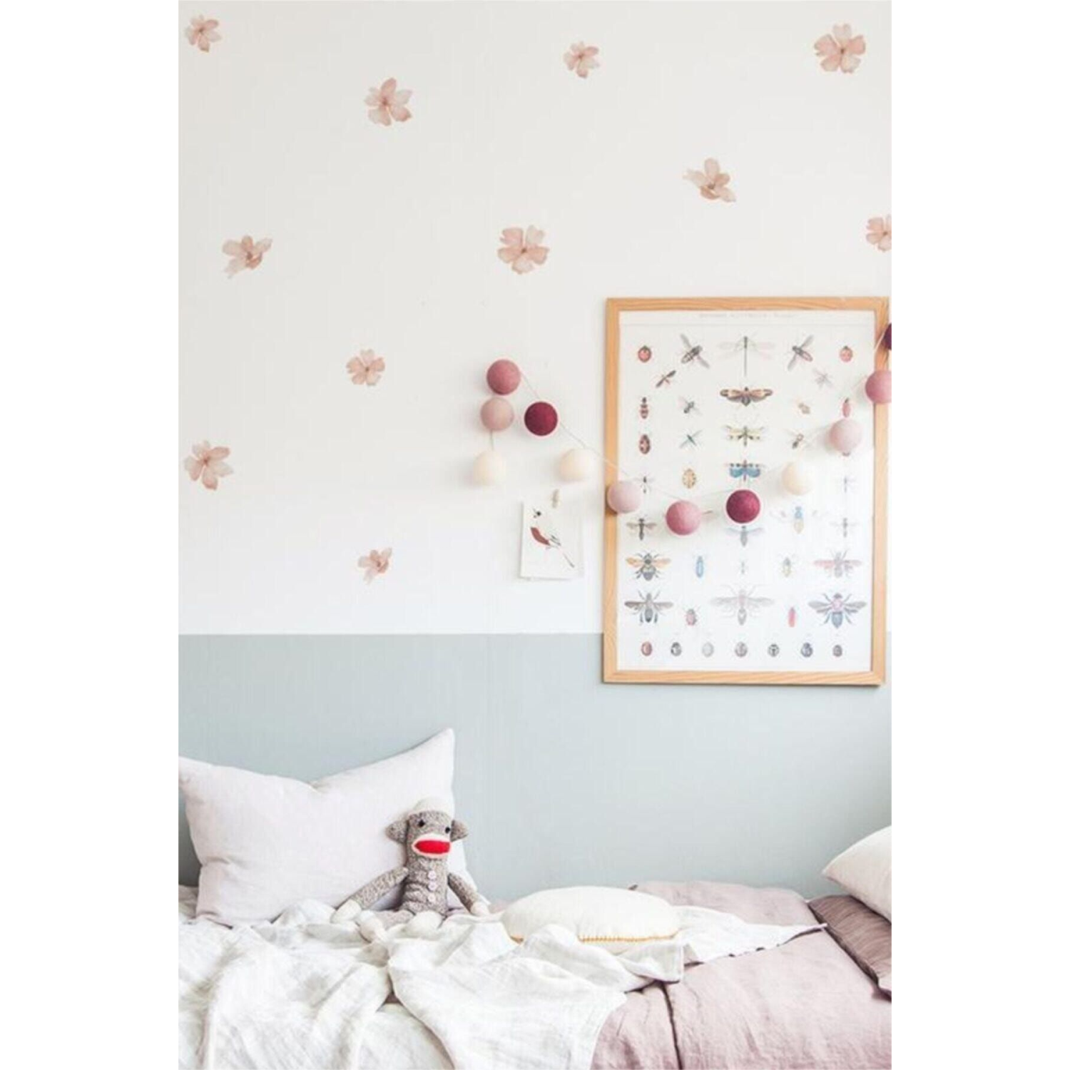 Kır Çiçekleri Duvar Stickerı