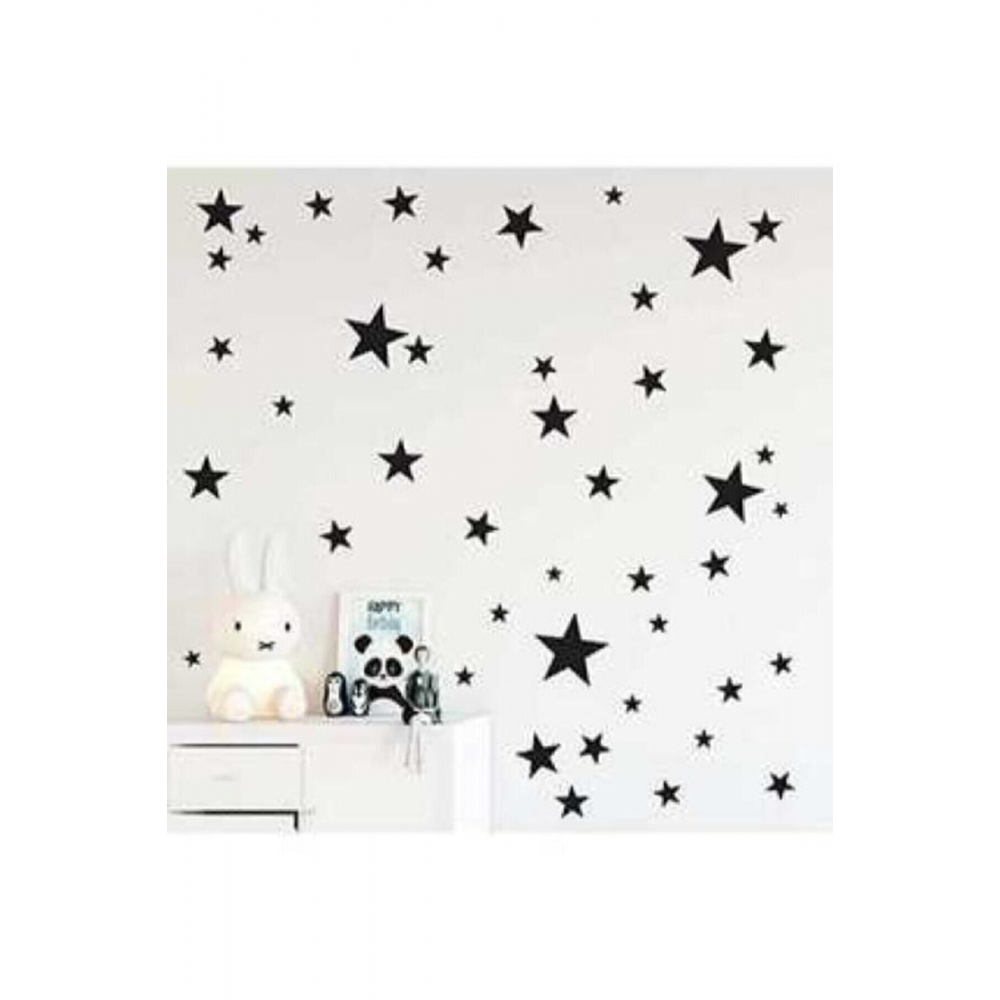 Lazer Kesim Ahşap Yıldız Dekoru 100 Adet