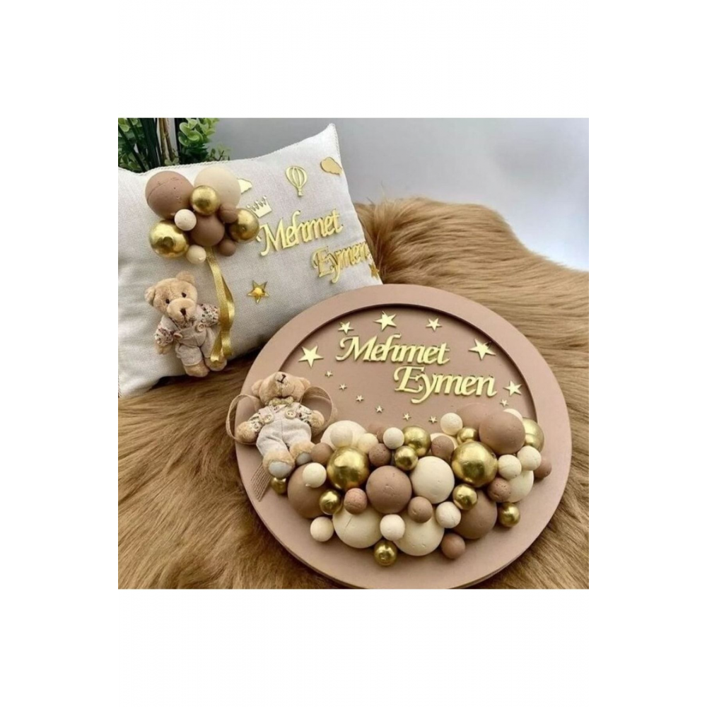 Bebek Kapı Süsü Ve Takı Yastığı