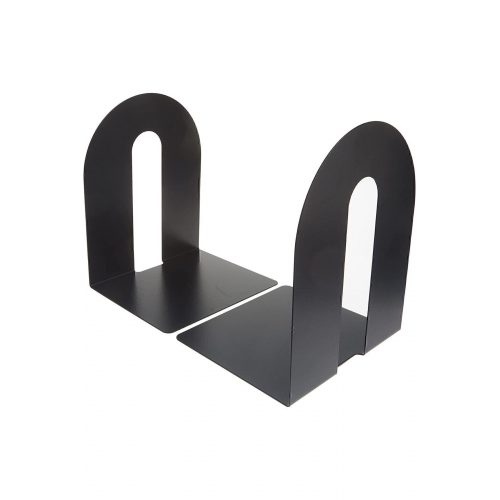 2 Adet (siyah) Metal Kitap Desteği - Kitap Tutucu - Ev Ve Ofis Dekoratif Aksesuar