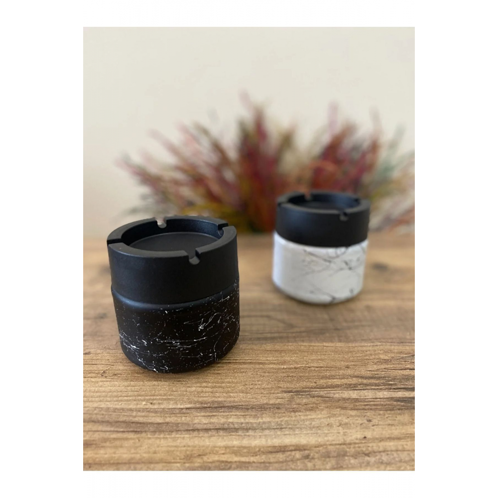 Kokusuz Cam Hazneli Küllük Yanmaz Cam Sigara Küllüğü