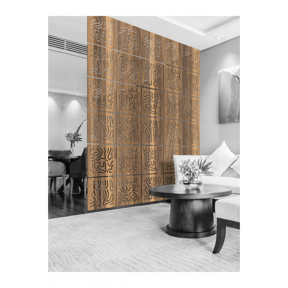 Lazer Kesim Sarkıt Paravan, Ahşap Seperatör, Panel Levha Seti