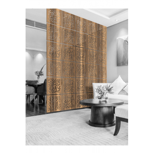 Lazer Kesim Sarkıt Paravan, Ahşap Seperatör, Panel Levha Seti