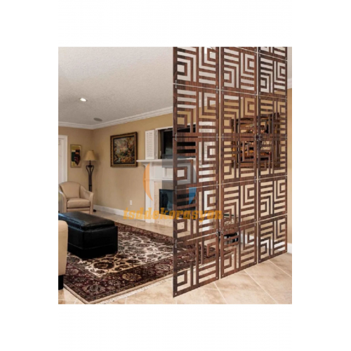 Tsd Dekorasyon Ahşap Oda Bölücü/seperatör/ Duvar Panelleri 40x40 Cm