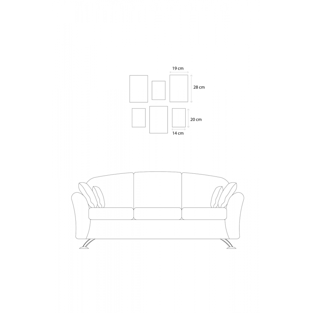 6 Parça Ahşap Çerçeve Görünümlü Dekoratif Hediyelik Boho Botanik Wall Art Mdf Tablo Seti