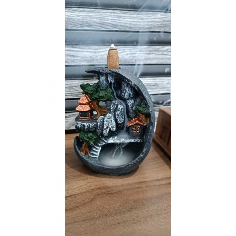 Ay Köprülü Dağ Geri Akış Şelale Tütsülük (BOY;12 CM, ÇAP;10 CM)