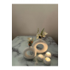 2’li Halka Vazo Ve 3 Lü Tealight Mumluk Bohem Set(14,5X13/10X10)