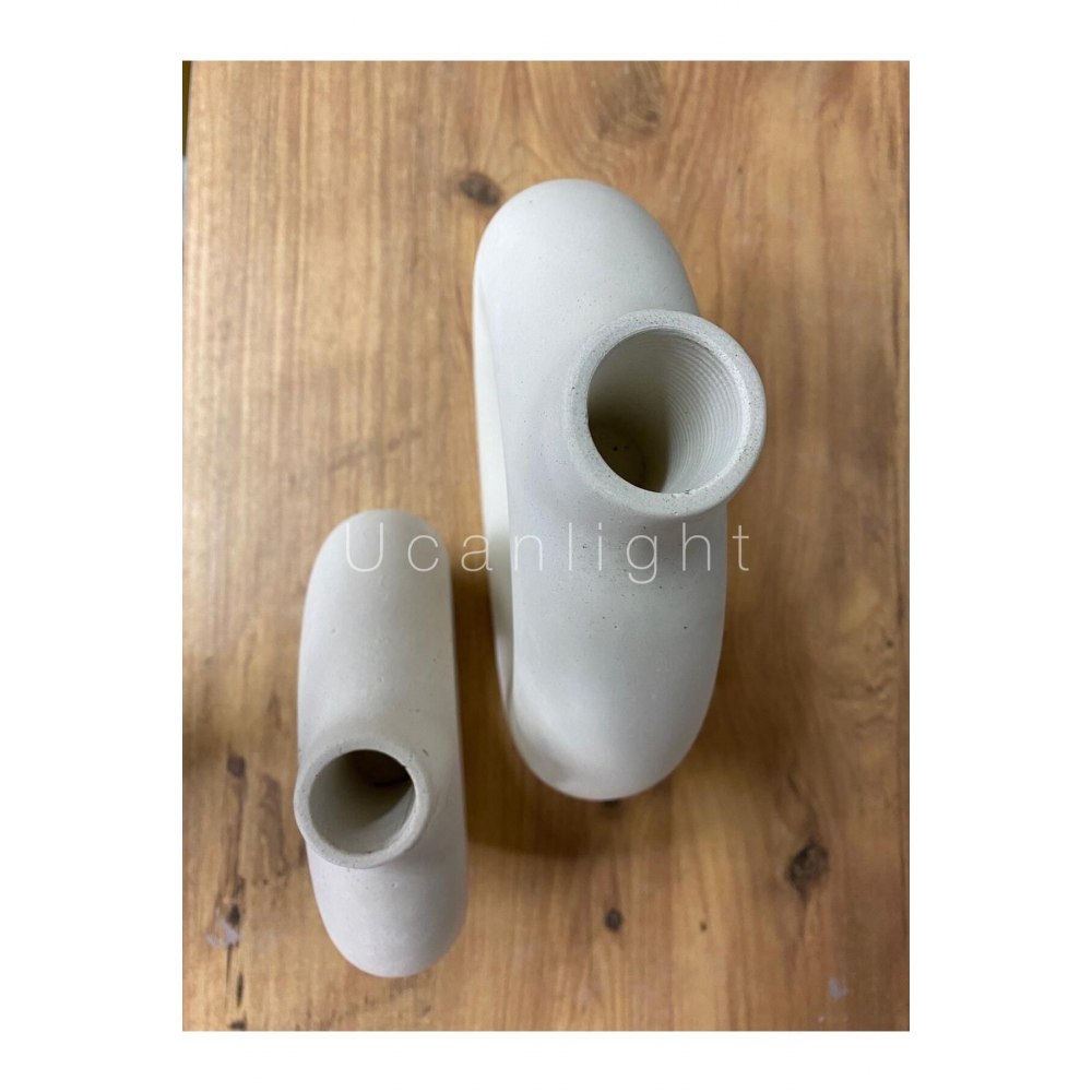 Dekoratif Iskandinav 2'li Halka Vazo