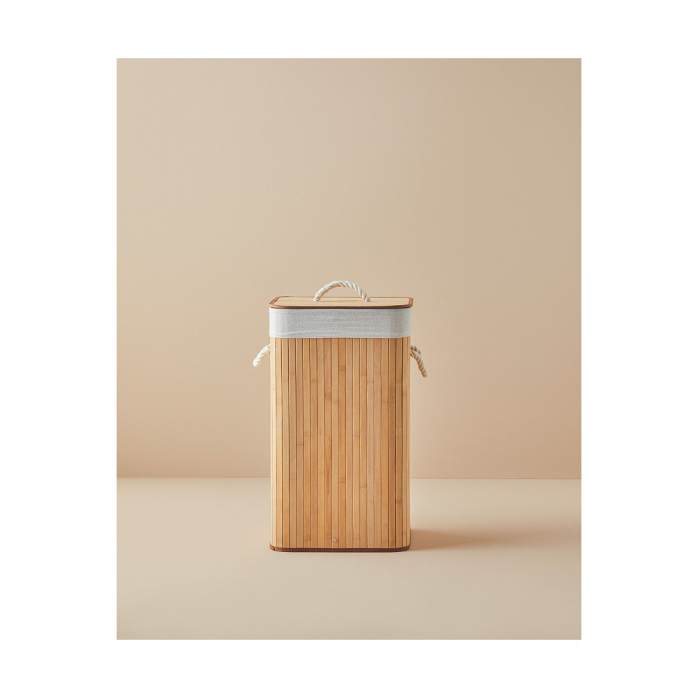 Fancy Katlanabilir Çamaşır Sepeti Bej