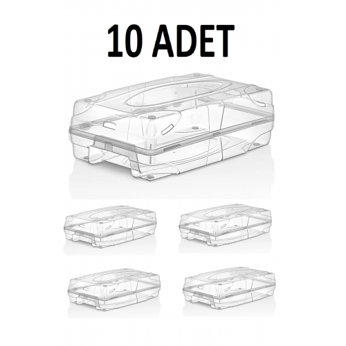 10 Adet Kadın Ayakkabı Kutusu Şeffaf Ayakkabı Saklama Kutusu