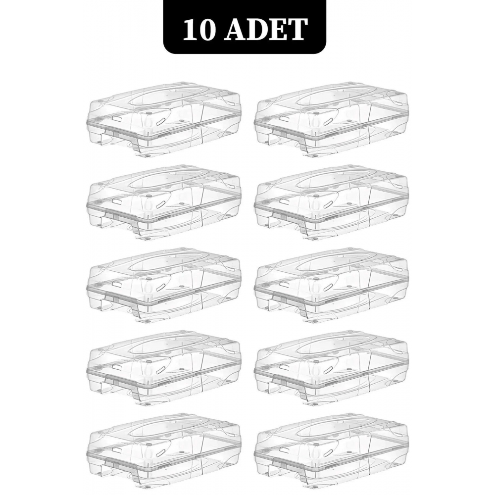 10'lu Şeffaf Kadın Ayakkabı Kutusu Hava Alan Emniyetli Ayakkabı Düzenleyici Kutusu