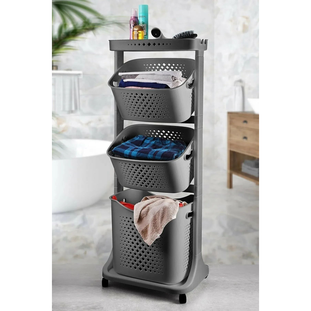 Titiz Kat Kat Çok Amaçlı Organizer ( Antrasit )