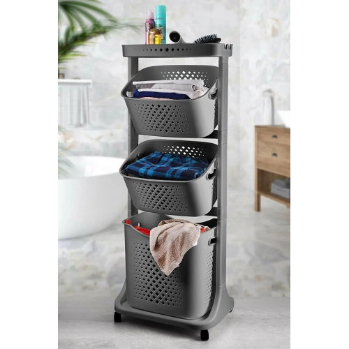 Titiz Kat Kat Çok Amaçlı Organizer ( Antrasit )