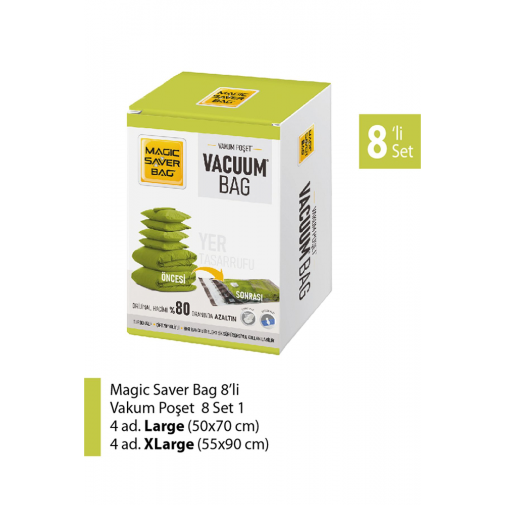 8’li Vakumlu Poşet Set-1