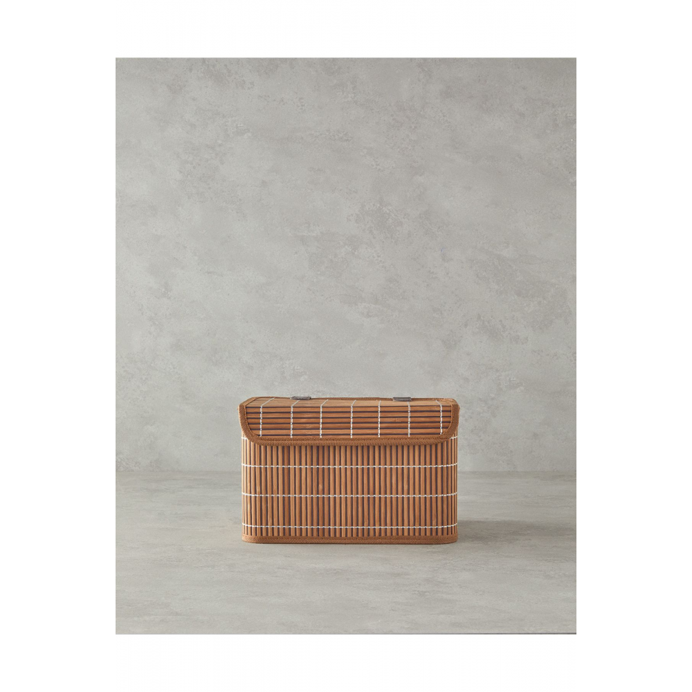 Hardwood Bambu Saklama Kutusu Kahve