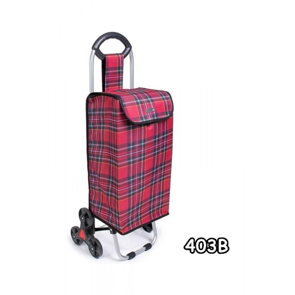 Doğrular Perilla 3 Tekerlekli Merdiven Çıkan Pazar Arabası 403b