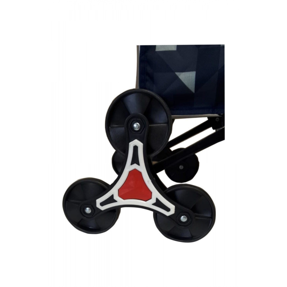 Doğrular Perilla 3 Tekerlekli Merdiven Çıkan Pazar Arabası 403b