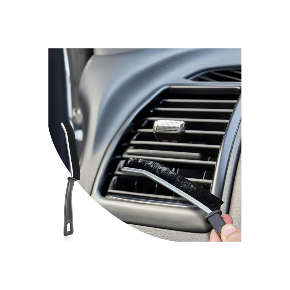 ( 2 Adet ) Çok Amaçlı İnce Temizlik Fırçası - Derz Arası Banyo Mutfak Lavabo Detay Temizleme Fırçası