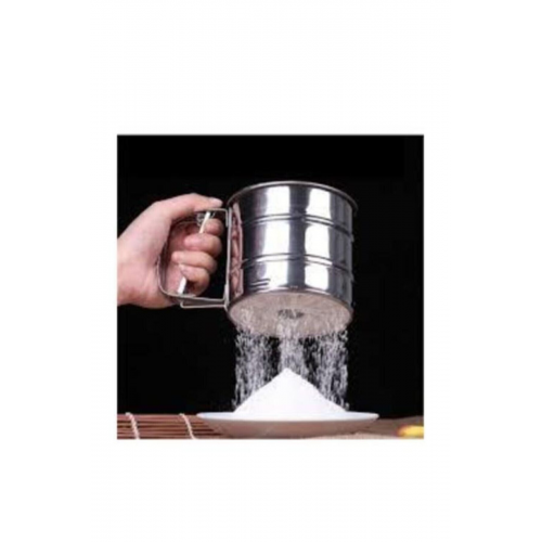 Paslanmaz Metal Un Ve Şeker Eleği 250 gr Kapasiteli Pratik Elek Bls-elk-250