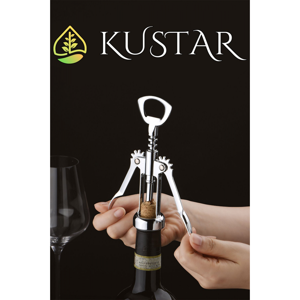 Professional Krom Tirbuşon Metal Tirbüşon Türbişon