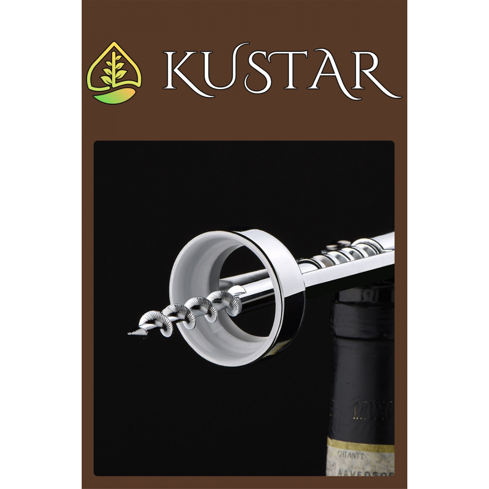 Professional Krom Tirbuşon Metal Tirbüşon Türbişon