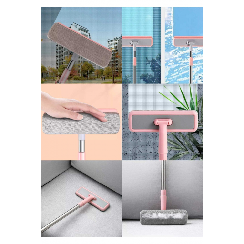 Cam Silme Aparatı Oynar Başlıklı Tüy Toplama Özelliği Yeni Çek Çek