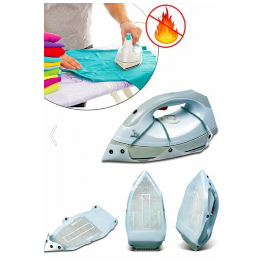 Teflon Ütü Altlığı Yanmaz, Yapışmaz, Parlatmaz Ütü Tabanı Universal Tak-Çıkar Tüm Ütülerle Uyumlu