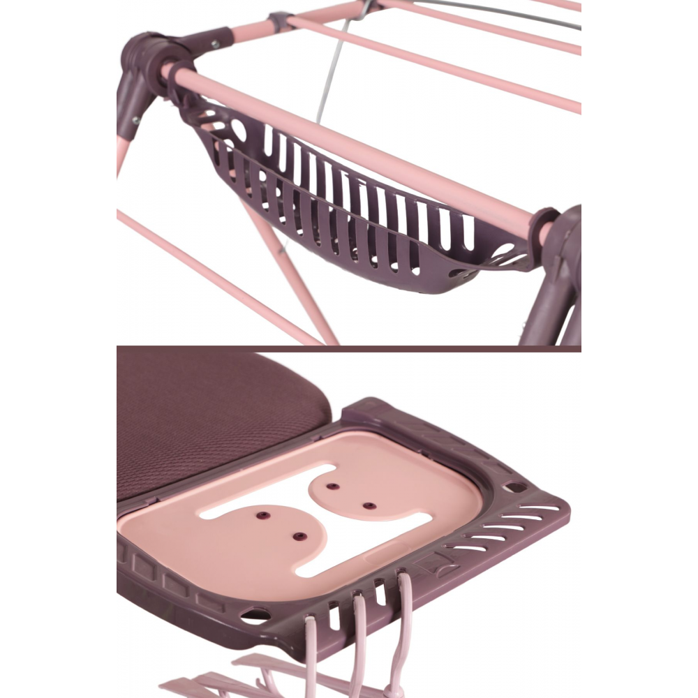 Silvia Ütü Masası İronika Kalın Borulu Kurutmalık Set