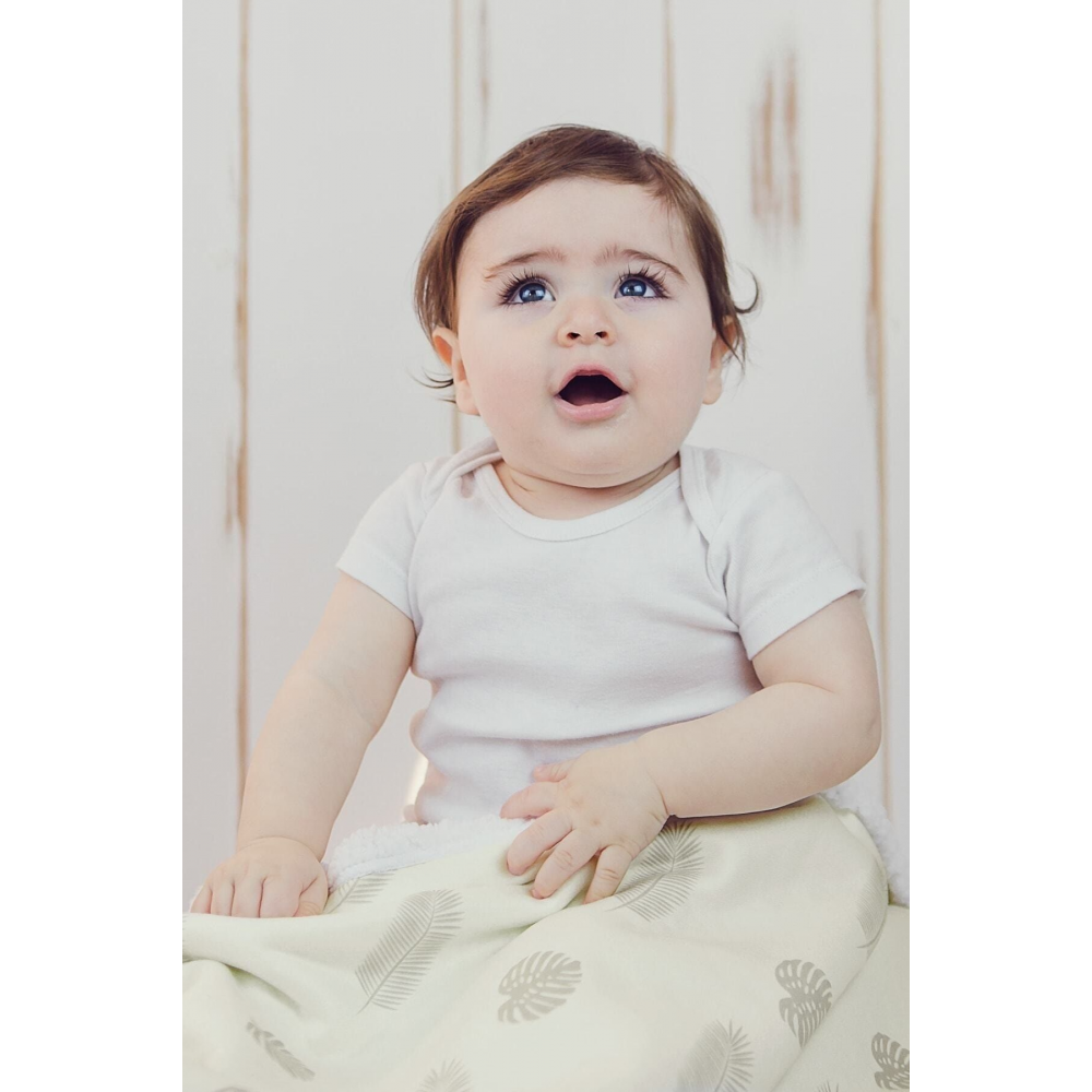 Fluffy Bebek Battaniyesi 80x100 Cm Melis Koyun Tüyü Battaniye