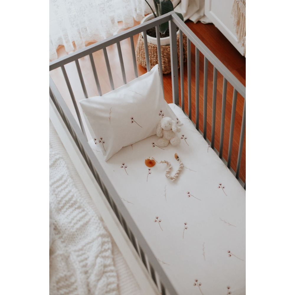 %100 Pamuk (60X120CM) Lastikli Çarşaf Takımı Çocuk Bebek Pure Cotton