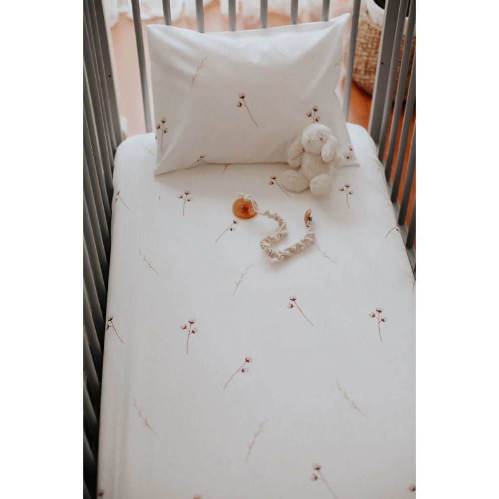 %100 Pamuk (60X120CM) Lastikli Çarşaf Takımı Çocuk Bebek Pure Cotton